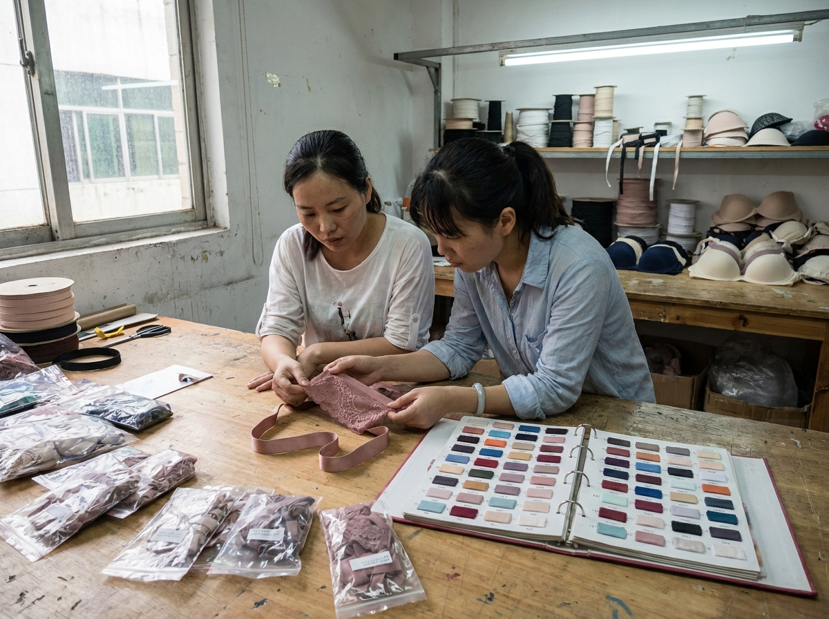 Perfect color matching for bra and panty sets