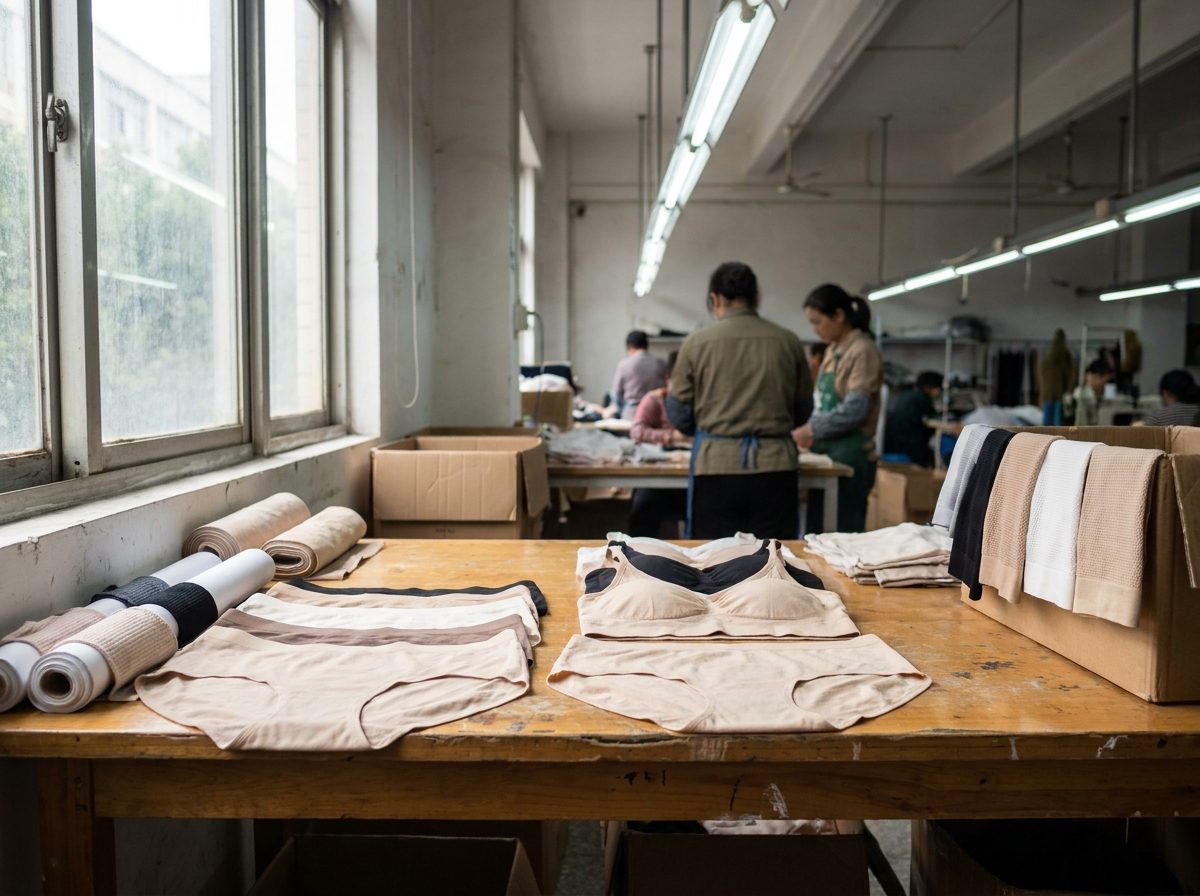 Seamless underwear samples and OEM development