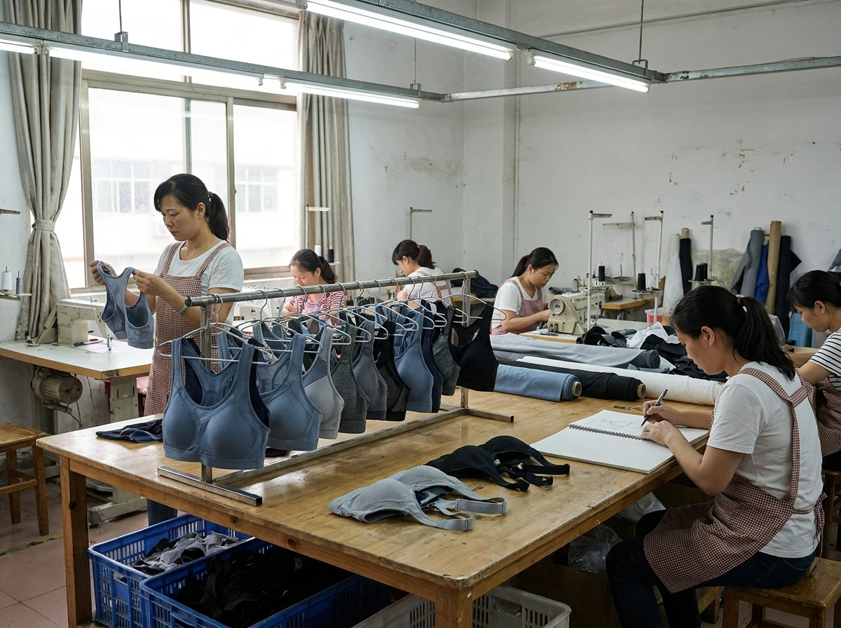 Sports bra sampling and performance-focused development